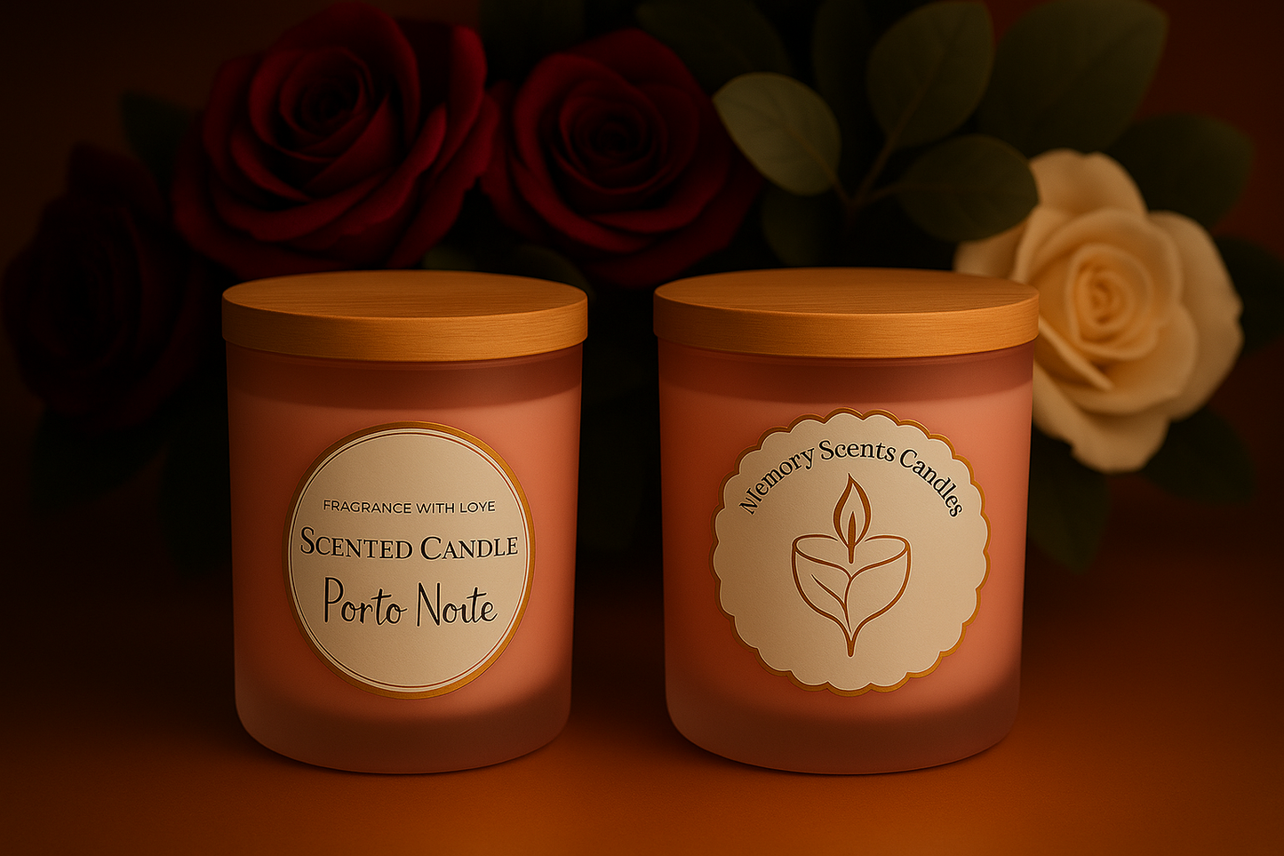 Candles with corrected Porto spelling