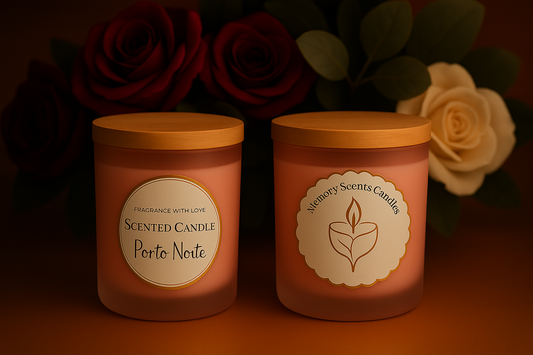 Candles with corrected Porto spelling